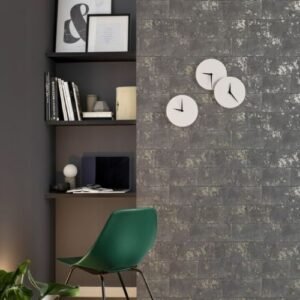 Metallic Brick Wallpaper