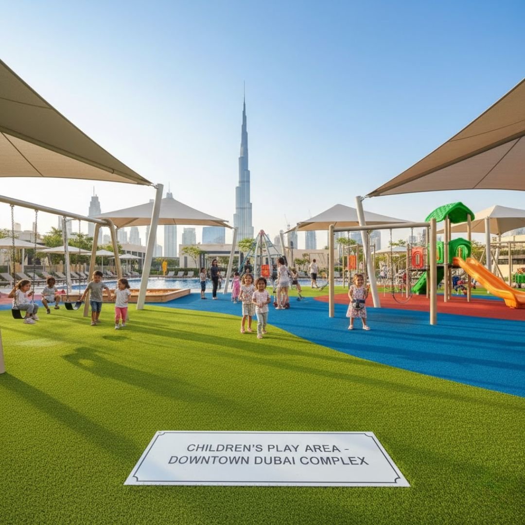 Play Area Artificial Grass Downtown Dubai