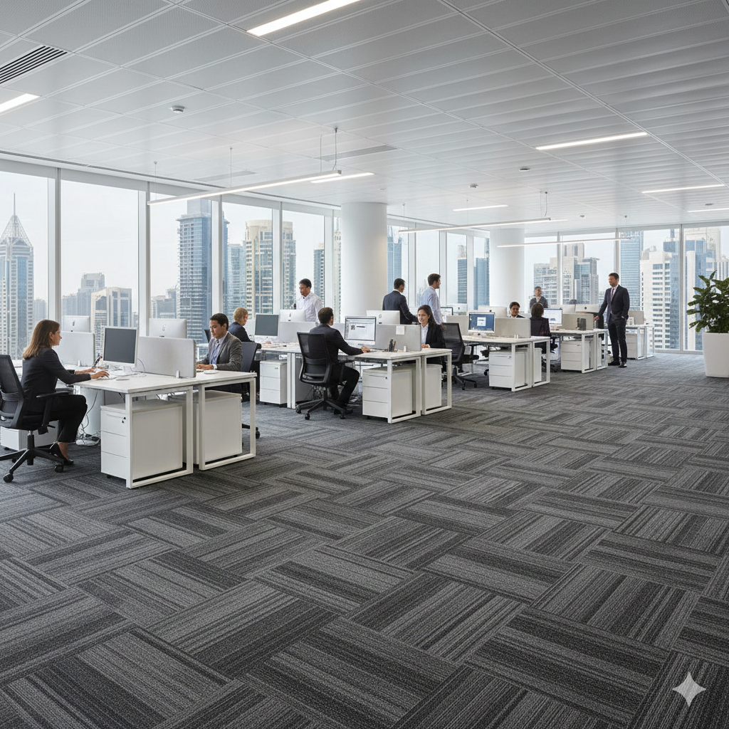 Modular Carpet Tiles Dubai Corporate Office