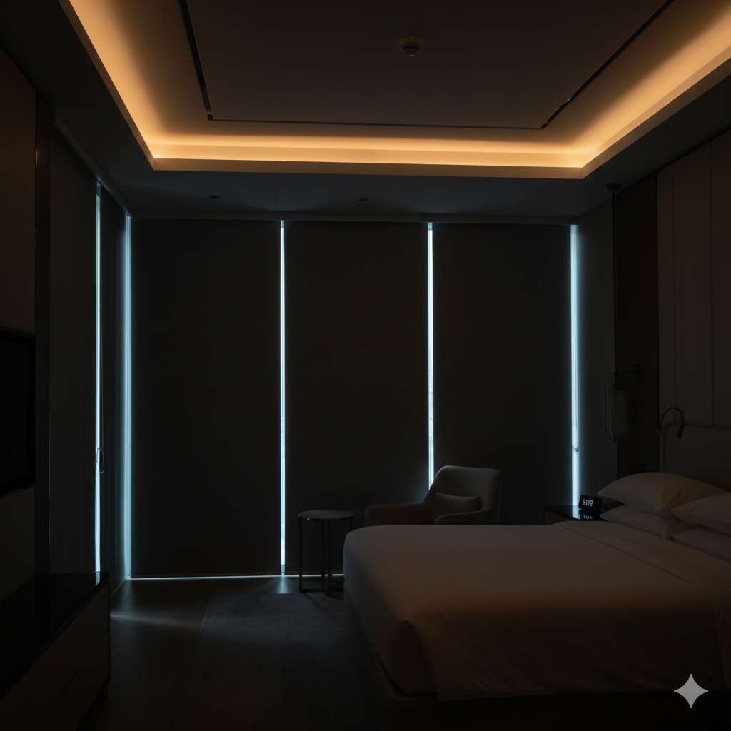 Blackout Blinds Hotel Suite Downtown Dubai