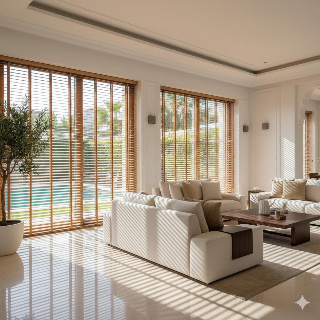 Wooden Blinds Villa Jumeirah