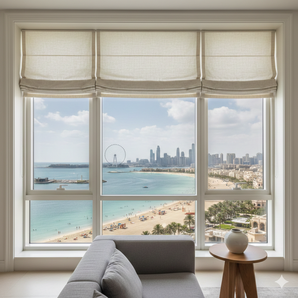 Roman Shades Jumeirah Beach Residence Apartment