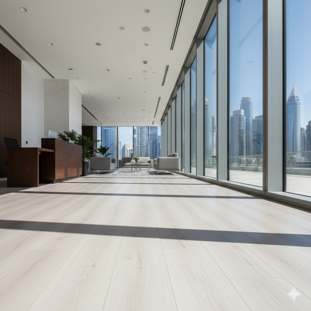 Commercial Laminate Flooring Dubai Marina Offices