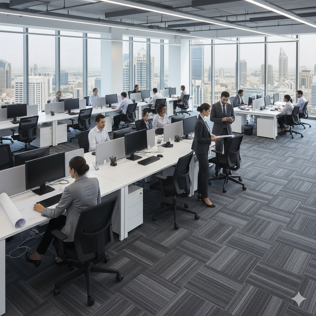 Corporate Office Carpet Installation Dubai